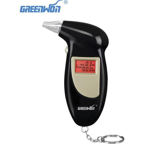 2019 GREENWON new hot sales 68s professional police alcohol breath tester breathalyzer BLACK