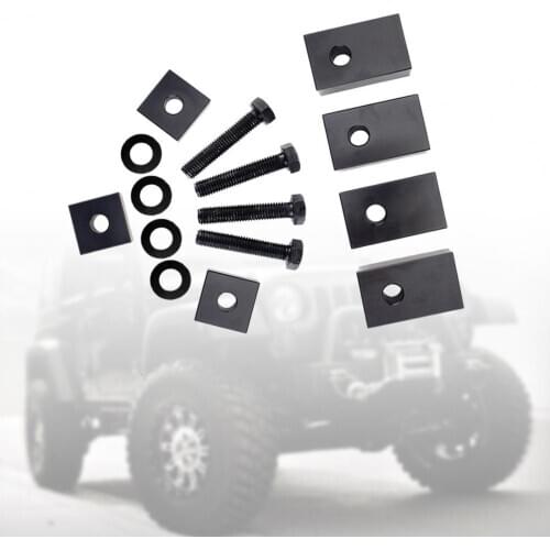 Aluminum Alloy Seat Adjuster Gaskets Rear Seat Recline Kit for JEEP Wrangler JK 4-DOOR