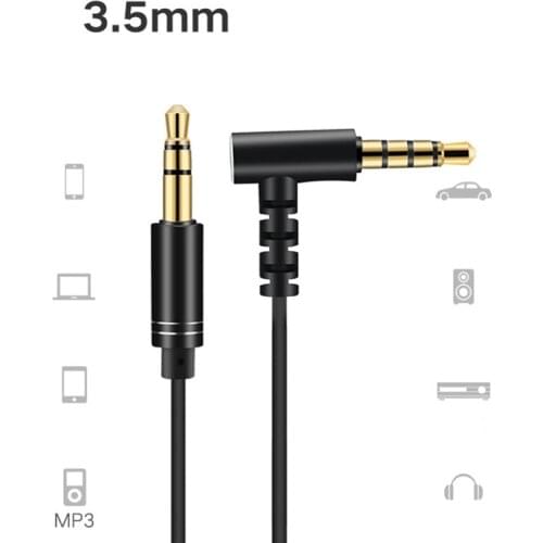 3.5mm Audio Male to Male Cable Microphone Volume Control Compatible Car Home For Headphones Computer Durable 23 SepO0