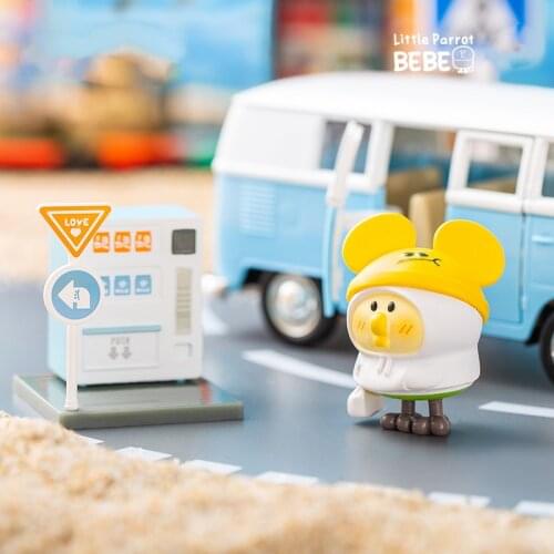 BEBE Little Parrot City Corner Blind Box Toys Guess Bag Caja Ciega Blind Bag Toys Anime Figures Cute Model Girl Gift Accesorios