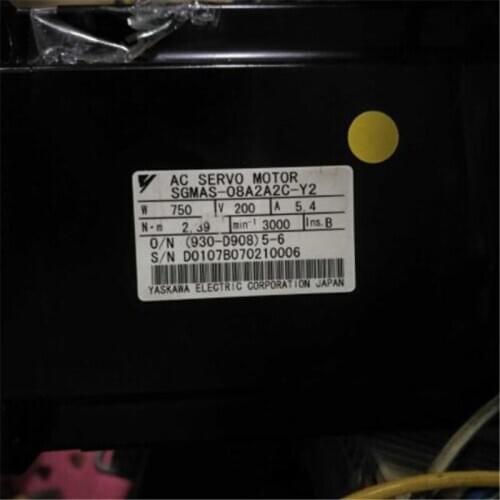 Used Tested Working SGMAS-08A2A2C-Y2 AC SERVO MOTOR