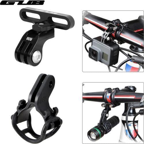 GUB 609 Bicycle Handlebar Stem Mount Rack For Sports Camera Mount Bicycle Holder Adapter Mount For GoPro Camera Flashlight