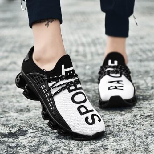 Men Shoes Running Shoes Couple Shoes Blade Warrior Sports Casual Shoes Cool Lace-up Outdoor Comfortable Mesh Jogging Sneakers