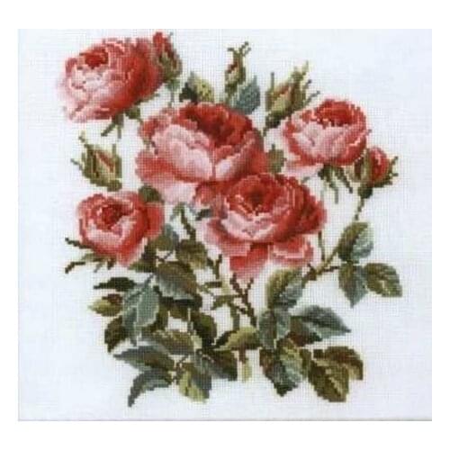 100% egypt cotton threads Genuine Product No Needle Kit Riolis_1046 Rose