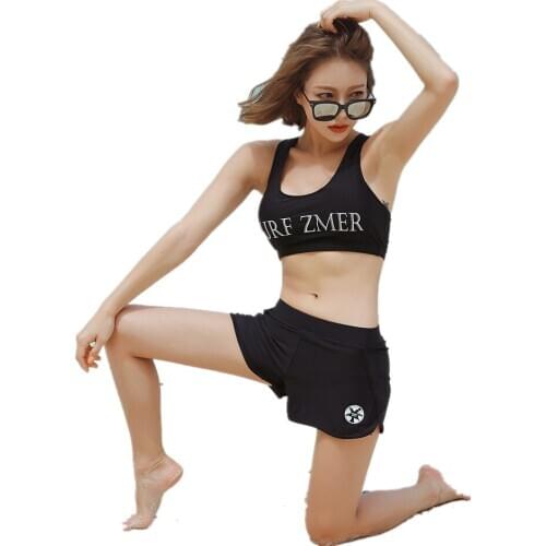 New Floral Print Printed Sun-Proof Rash Guard Long Sleeve Quick-Dry Surf Swimsuit For Lady