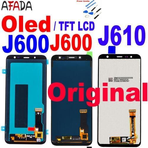 Original For Samsung Galaxy J6+ J6 Plus 2018 J610 SM-J610F LCD Display for J6 2018 J600 J600F J600Y LCD Touch Screen Assembly