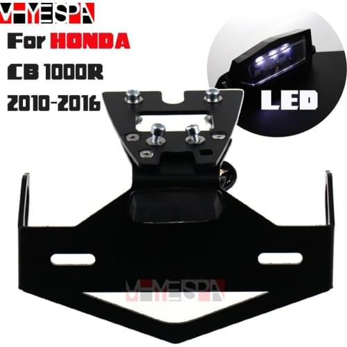 For Honda CB1000R CBR 1000 2010-2016 Registration Frame License Plate Tail Fender Eliminator Bracket Holder Support Kit