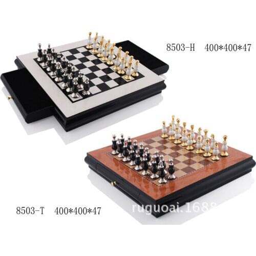 Chess model room piano porcelain high-end decorations home accessories model room decorations chessboard soft decoration