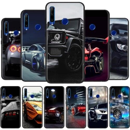 Silicone Cover Phone Case For Huawei Y7a Y9a Y8p Y8s Y6p Y5p Y9 Y7 Y6 2019 Sports Cars Male Men Soft TPU Shell