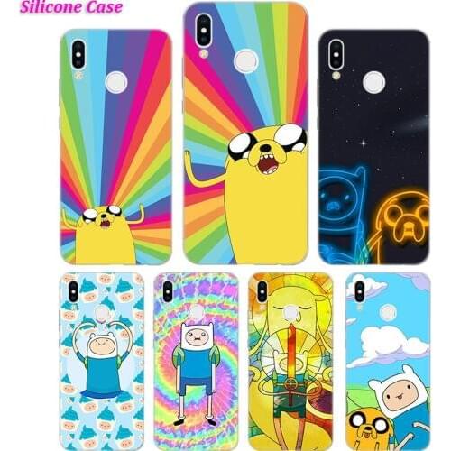 Silicone Phone Case Adventure Time Finn Jake for Huawei P Smart 2019 Plus P30 P20 P10 P9 P8 Lite Mate 20 10 Pro Lite Nova 3i Cov
