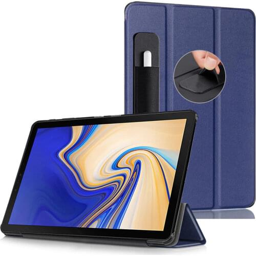 SM T830 T835 ultra slim cover for Samsung Galaxy Tab S4 10.5 inch tablet pc magnet fold stand case fit T837 leather pouch