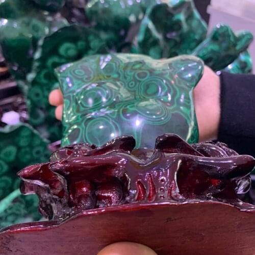 Special activity malachite decoration natural strange stone living room furnishing jewelry jewelry color stone decoration