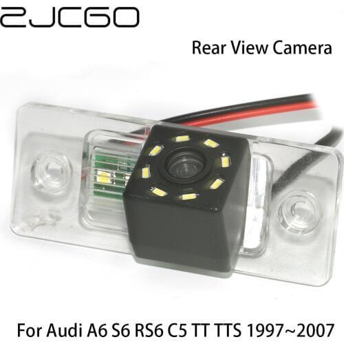 ZJCGO CCD HD Car Rear View Reverse Back Up Parking Night Vision Waterproof Camera for Audi A6 S6 RS6 C5 TT TTS 1997~2007
