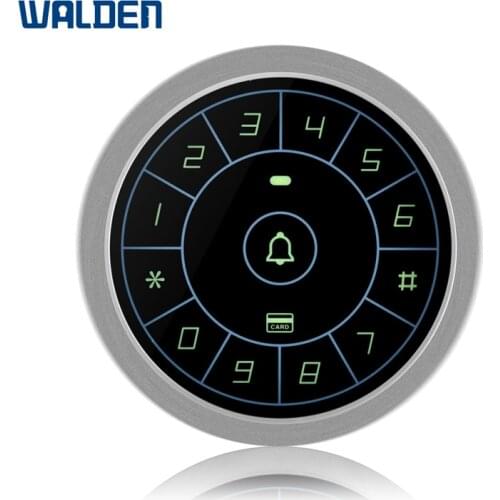 Wiegand Touch-Screen Waterproof Standalone Access Card Systems RFID Card Keypad Single Door RFID Door Access Control System