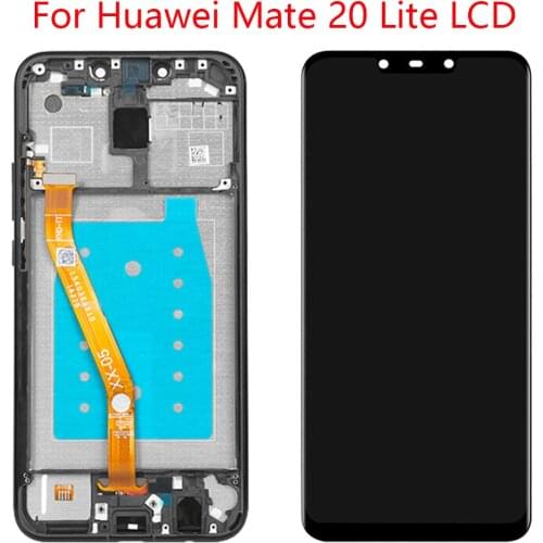 Suitable for Huawei Mate 20 Lite LCD display original touch screen digitizer with border Mate 20 Lite LCD SNE-LX1 SNE-LX2 LX3