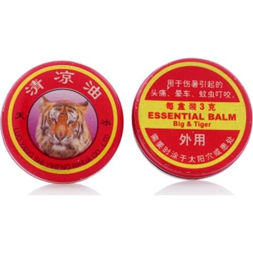 1/2/3/4/5Pcs Chinese Red Tiger Balm Mint Cool Ointment For Mosquito Bites Refreshing Headache Pain Relief Anti-Itching Cream