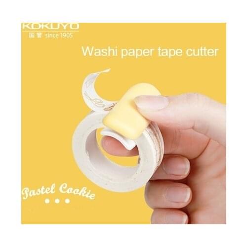 1PC Cute Washi Tape Cutter Tool Tape Cutter Set Storage Organizer Cutter Dispenser Office Supplies Kawaii School