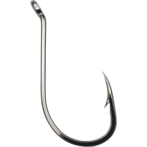 100/500/1000PCS/lot Fishing Hook Carbon Steel Wide Crank Offset Fishhook For Soft Worm Lure Bass Barb Wobbler