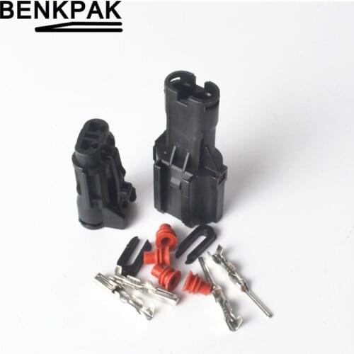 2-wire automotive connector 2P waterproof plug and socket connector multipurpose waterproof connector