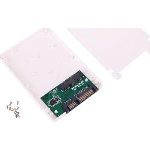 7mm mSATA SSD to 2.5 Inch SATA Adapter Enclosure Converter Hard Disk Drive Box