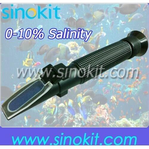0-10% Aquarium Economic & high quality Salinity Hand refractometer P-RHS-10ATC