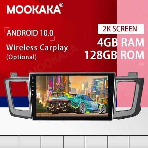 PX6 Android 10.0 4+128G Screen Car Multimedia Player for TOYOTA RAV4 2012 2013 2014 2015 GPS Navigation Auto Stereo Head Unit