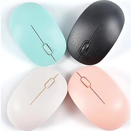 Wireless Mouse Mini Size 2.4GHz 2500DPI Ergonomic with USB Receiver Opto-electronic for Laptop Desktop PC Non-slip Mute Mouse