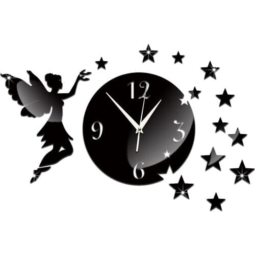 New fashion 3D big size wall clock mirror sticker DIY wall clocks home decoration wall clock meetting room