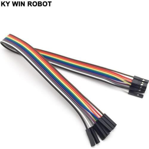 DuPont line 10pcs 30cm 2.54mm 1p-1p Pin Female to Female Color Breadboard Cable Jump Wire Jumper For Arduino
