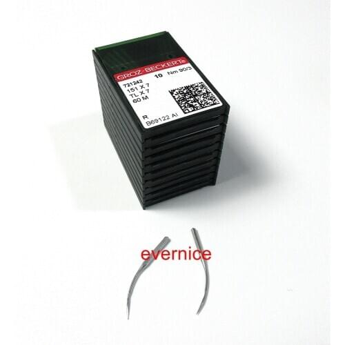 100 Pcs Groz- 151X7 TLx7 Needle For Merrow Singer 246,460 Serger Overlock