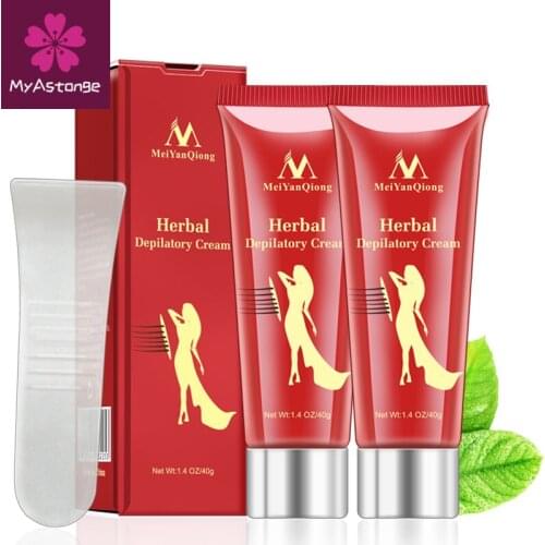 Herbal Hair Removal Cream Depilatory Painless Cream Removes Underarm Leg Hair Body Care Shaving and Hair Removal