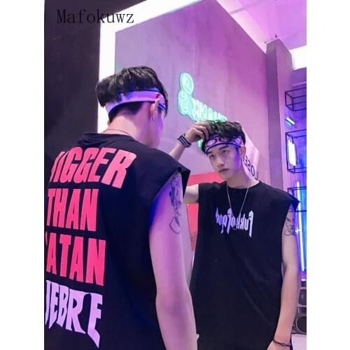 Мужские футболки без рукавов Mafokuwz China At AliExpress