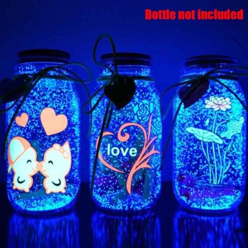 Non Toxic Luminous Sand DIY Home Party Glow In Dark Starry Kid Gift Aquariums Ornaments Fluorescent For Garden Fish Tank Decor