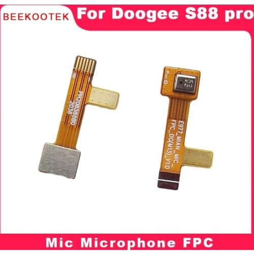 BEEKOOTEK New Original For Doogee S88 Pro Cell Phone Mic Microphone Module FPC Replacement Repair Accessory