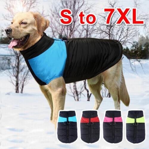 Large Dog Clothes Winter Dog Clothes Jacket Nylon Sport Coat for Small Medium Large Dog Labrador S-7XL