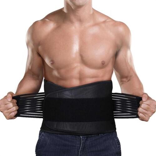 Medical Waist Belt for Back Pain Waist Trainer and Back Support Slim Fit Jogging Belt Adjustable Neoprene Flat Stomach Shapers