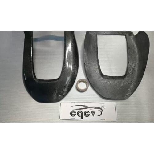 Factory sales high quality real carbon fiber seat back cover for tesla model y and model 3