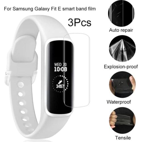 3Pcs Anti-Scratch Smart Bracelet Screen Protector Film for Samsung Galaxy Fit E