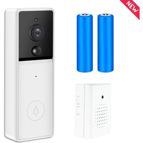 1080P Home Video Doorbell WiFi Doorbell Camera Smart Home Doorbell Visual Intercom Wireless Home Security Camera IR Night Vision