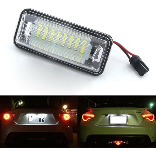 2X LED Number License Plate Light For Toyota FT-86 GT86 Subaru BRZ WRX Forester