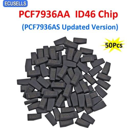 50Pcs/Lot Car Key Chip Blank PCF7936AA ID46 Crypto Chip For Car Key PCF7936AA Transponder Chip(PCF7936AS Updated Version)
