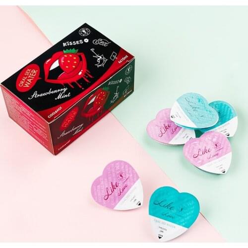 6Pcs Strawberry/Oranges/peaches/cherries Edible Flavor Water Based Oral Sex Water Sex Anal Oral Gel Sex Lube For Couple Adult