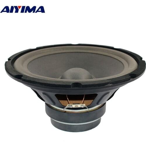 AIYIMA 10 Inch Subwoofer Speaker 8 Ohm 180W Audio Loudspeaker Hifi Music Woofer Speaker Audio Driver DIY Home Theater Bookshelf