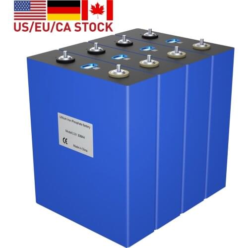 CALB Grade A lifepo4 Battery 4PCS 3.2V 230Ah Lithium Iron Phosphate Cell Solar 12V 24V Not 280Ah 200Ah US Germany Canada Stock