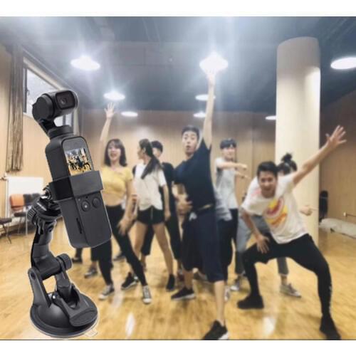 Car Glass Suction Cup Holder for DJI OSMO Pocket Camera Accessories Adjustable Window Glass Mount Bracket Adapter Table Holder