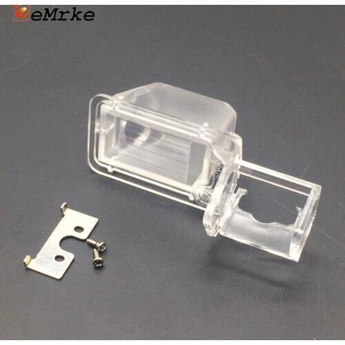 EEMRKE Car Rearview Camera Bracket Mount License Plate Lights Housing for Great Wall Voleex C50 M3 2012 2013 2014 2015 2016