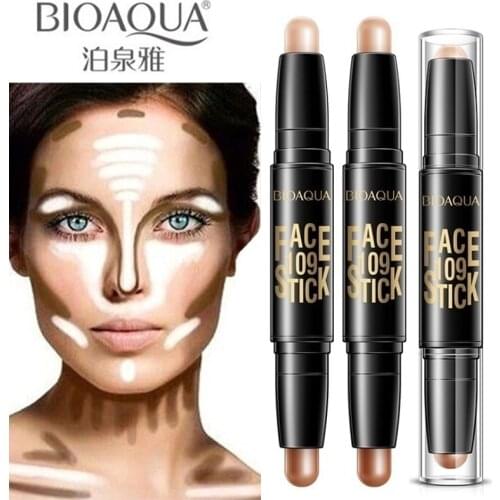 Bioaqua Pro Concealer Highlighter Pen Face Make Up Waterproof Contouring Foundation Contour Makeup Highlighter Bronzer Stick Pen
