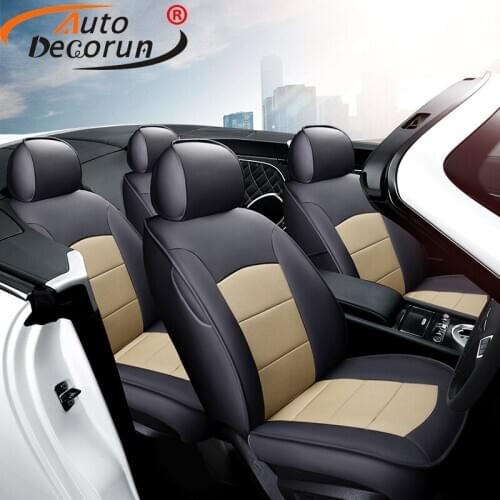AutoDecorun Custom Genuine Leather Covers Car Seat for Suzuki Jimny Seat Cover Set Accessories Car Cushions Protectors 2007-2016