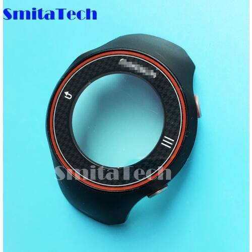Watch front case For Garmin Approach S3 GPS Golf Smart Watch front cover with button glass screen repair part black red