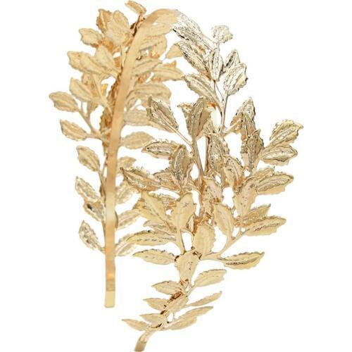 Greek Tiaras Gold Metal Headband Hairbands Bridal Crown Headpiece Girl Wedding Hair Accessories Leaf Women Hair Jewelry